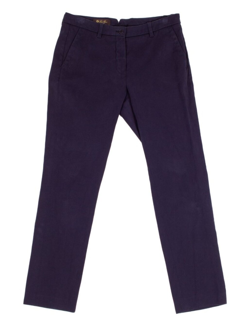 LORO PIANA Navy Cotton Blend Classic Chino Pants Sz IT 42